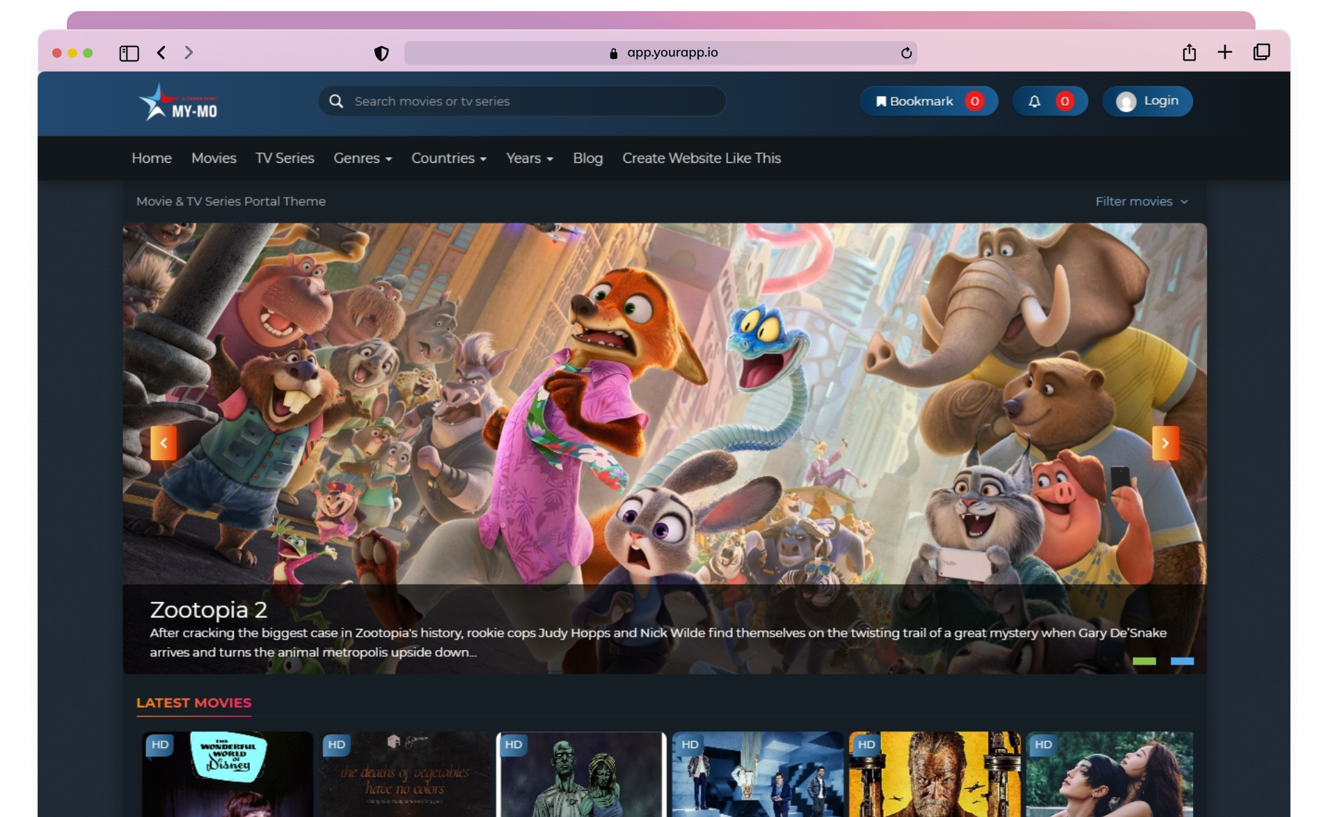 Create Free Premium Websites for Blogs, News, Movies, Video & Stories